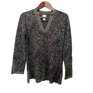 Chico’s light sweater - tunic with v-neck.